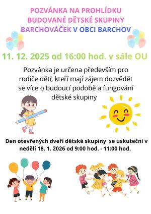 Pozvánka Barchováček